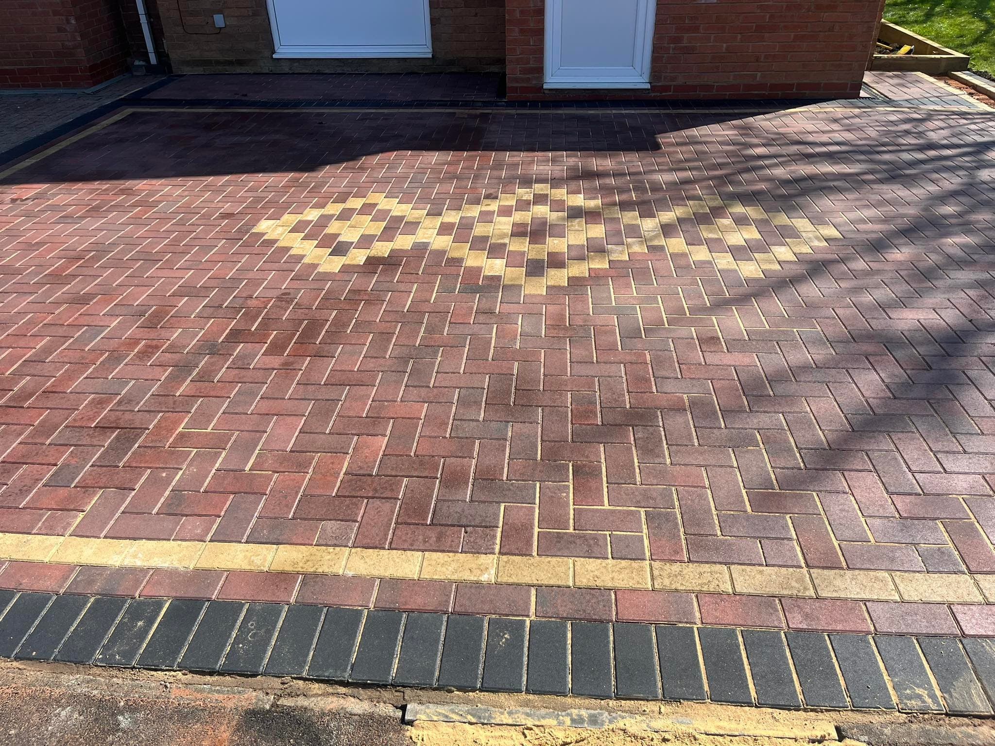 Resin bound driveway installation in South West England